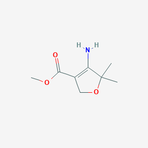 Methyl 4-amino-5,5-dimethyl-2,5-dihydrofuran-3-carboxylate