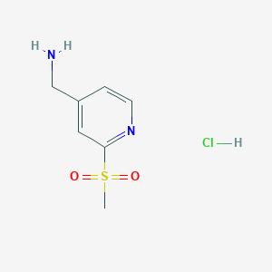 (2-(Methylsulfonyl)pyridin-4-yl)methanamine hydrochloride