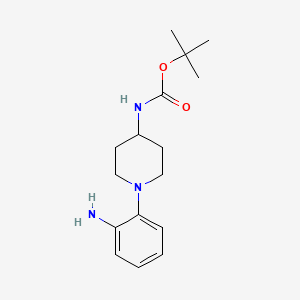 tert-Butyl 1-(2-aminophenyl)piperidin-4-ylcarbamate