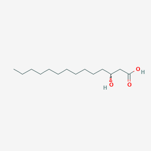 molecular formula C14H28O3 B014222 (R)-3-羟基十四烷酸 CAS No. 28715-21-1