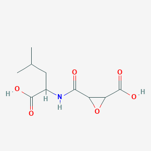 molecular formula C10H15NO6 B14222084 N-(3-Carboxyoxirane-2-carbonyl)leucine CAS No. 791730-19-3