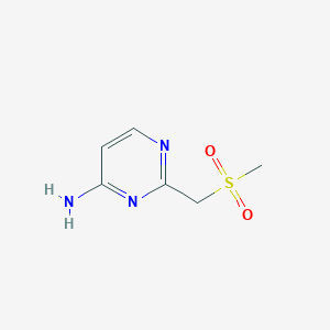 2-((Methylsulfonyl)methyl)pyrimidin-4-amine