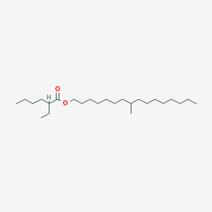 molecular formula C25H50O2 B14222297 Hexanoic acid, 2-ethyl-, 8-methylhexadecyl ester CAS No. 825648-96-2