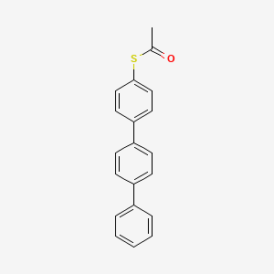 molecular formula C20H16OS B14222315 S-[4-(4-phenylphenyl)phenyl] ethanethioate CAS No. 529514-65-6
