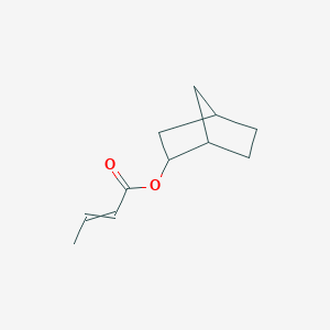 molecular formula C11H16O2 B14222321 Bicyclo[2.2.1]heptan-2-yl but-2-enoate CAS No. 733766-38-6