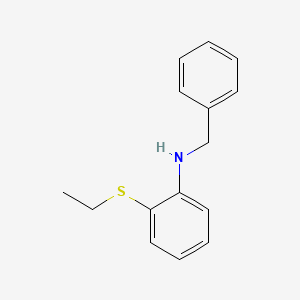 molecular formula C15H17NS B14222354 N-Benzyl-2-(ethylsulfanyl)aniline CAS No. 827026-25-5