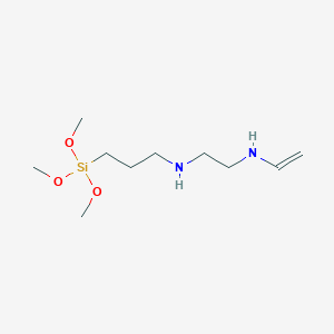 molecular formula C10H24N2O3Si B14222371 N~1~-Ethenyl-N~2~-[3-(trimethoxysilyl)propyl]ethane-1,2-diamine CAS No. 497953-04-5
