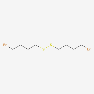 molecular formula C8H16Br2S2 B14222380 1-Bromo-4-[(4-bromobutyl)disulfanyl]butane CAS No. 823214-44-4