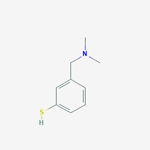 molecular formula C9H13NS B1422242 3-((Dimethylamino)methyl)benzenethiol hydrochloride CAS No. 128457-54-5