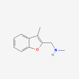 N-methyl-1-(3-methylbenzofuran-2-yl)methanamine