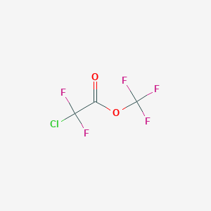 molecular formula C3ClF5O2 B14222478 Acetic acid, chlorodifluoro-, trifluoromethyl ester CAS No. 557745-34-3