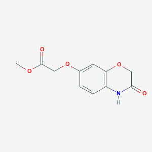 methyl [(3-oxo-3,4-dihydro-2H-1,4-benzoxazin-7-yl)oxy]acetate