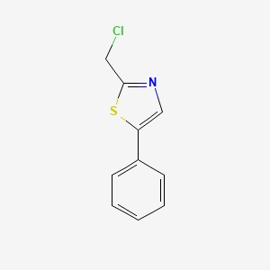 molecular formula C10H8ClNS B1422253 2-(氯甲基)-5-苯基-1,3-噻唑 CAS No. 859470-58-9
