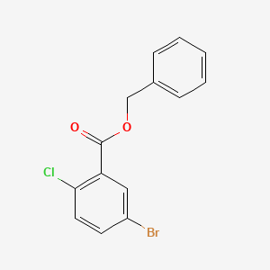 molecular formula C14H10BrClO2 B14222536 Benzyl 5-bromo-2-chlorobenzoate CAS No. 502465-81-8
