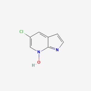 molecular formula C7H5ClN2O B1422264 5-Chloro-1H-pyrrolo[2,3-b]pyridine 7-oxide CAS No. 916176-51-7