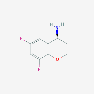 molecular formula C9H9F2NO B1422268 (S)-6,8-Difluorochroman-4-amine CAS No. 1003887-61-3