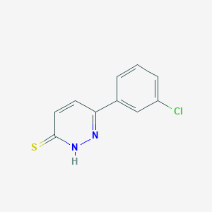 6-(3-chlorophenyl)pyridazine-3(2H)-thione