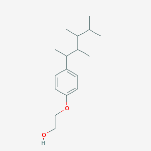 molecular formula C17H28O2 B14222693 2-[4-(3,4,5-Trimethylhexan-2-yl)phenoxy]ethan-1-ol CAS No. 827614-95-9