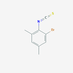 molecular formula C9H8BrNS B142227 1-Bromo-2-isothiocyanato-3,5-dimethylbenzene CAS No. 140136-71-6