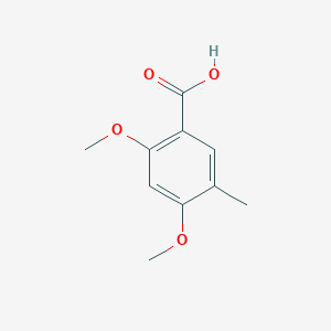 molecular formula C10H12O4 B1422270 2,4-Dimethoxy-5-methylbenzoic acid CAS No. 50625-55-3