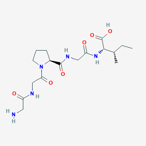 molecular formula C17H29N5O6 B14222854 Glycylglycyl-L-prolylglycyl-L-isoleucine CAS No. 742068-49-1