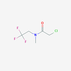 2-chloro-N-methyl-N-(2,2,2-trifluoroethyl)acetamide