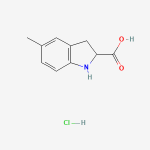 5-Methyl-2-indolinecarboxylic acid hydrochloride