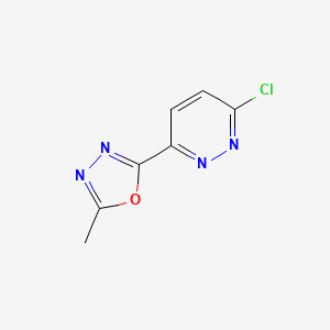 2-(6-Chloropyridazin-3-yl)-5-methyl-1,3,4-oxadiazole