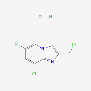 6,8-Dichloro-2-(chloromethyl)imidazo[1,2-a]pyridine hydrochloride