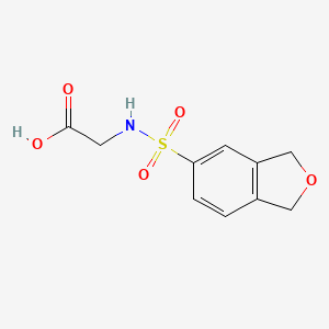 2-(1,3-Dihydro-2-benzofuran-5-sulfonamido)acetic acid