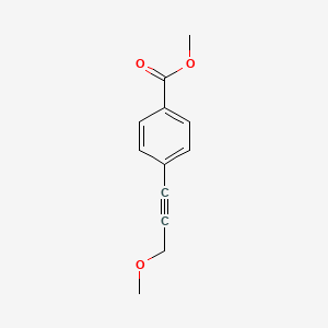 molecular formula C12H12O3 B14223106 Methyl 4-(3-methoxyprop-1-yn-1-yl)benzoate CAS No. 827028-02-4