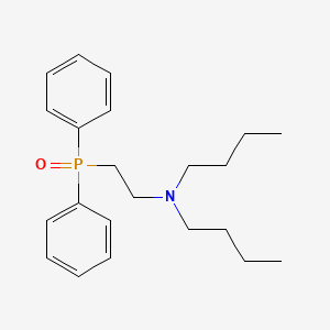 molecular formula C22H32NOP B14223112 N-Butyl-N-[2-(diphenylphosphoryl)ethyl]butan-1-amine CAS No. 828936-13-6