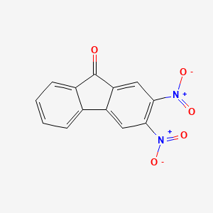 molecular formula C13H6N2O5 B14223140 9H-Fluoren-9-one, 2,3-dinitro- CAS No. 500576-09-0