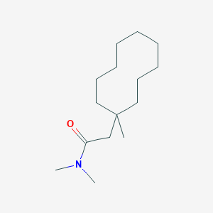 molecular formula C15H29NO B14223321 N,N-Dimethyl-2-(1-methylcyclodecyl)acetamide CAS No. 823213-79-2