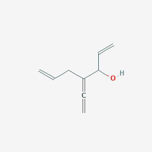 molecular formula C9H12O B14223578 4-Ethenylidenehepta-1,6-dien-3-OL CAS No. 651020-61-0