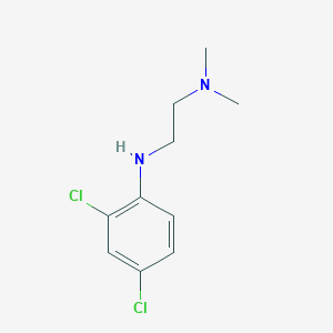 molecular formula C10H14Cl2N2 B14223587 N~2~-(2,4-Dichlorophenyl)-N~1~,N~1~-dimethylethane-1,2-diamine CAS No. 823189-90-8