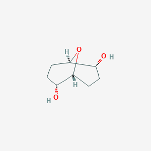 molecular formula C8H14O3 B14223603 (1R,2R,5R,6R)-9-Oxabicyclo[3.3.1]nonane-2,6-diol CAS No. 545401-87-4
