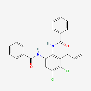 molecular formula C23H18Cl2N2O2 B14223605 N,N'-[4,5-Dichloro-3-(prop-2-en-1-yl)-1,2-phenylene]dibenzamide CAS No. 820246-28-4
