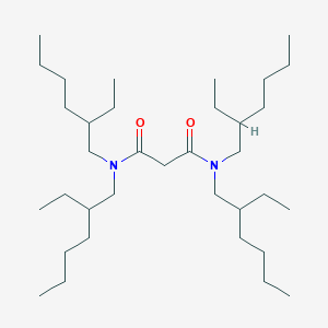 molecular formula C35H70N2O2 B14223669 N~1~,N~1~,N~3~,N~3~-Tetrakis(2-ethylhexyl)propanediamide CAS No. 823807-37-0