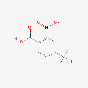 molecular formula C8H4F3NO4 B142237 2-Nitro-4-(trifluoromethyl)benzoic acid CAS No. 320-94-5