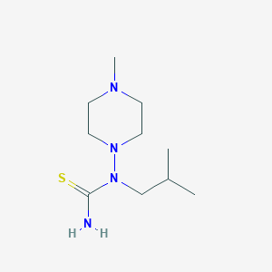 molecular formula C10H22N4S B14223806 N-(4-Methylpiperazin-1-yl)-N-(2-methylpropyl)thiourea CAS No. 827591-38-8