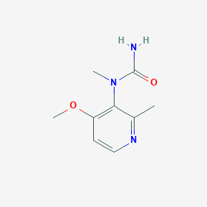 molecular formula C9H13N3O2 B14223931 N-(4-Methoxy-2-methylpyridin-3-yl)-N-methylurea CAS No. 756481-58-0
