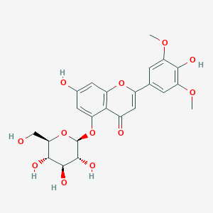 molecular formula C23H24O12 B1422396 Tricin 5-gucoside CAS No. 32769-00-9