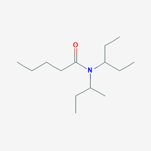 molecular formula C14H29NO B14224013 N-(Butan-2-yl)-N-(pentan-3-yl)pentanamide CAS No. 823180-58-1