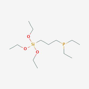 molecular formula C13H31O3PSi B14224031 Diethyl[3-(triethoxysilyl)propyl]phosphane CAS No. 719300-32-0