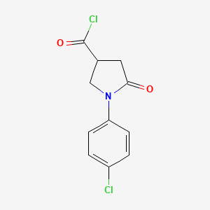 1-(4-Chlorophenyl)-5-oxopyrrolidine-3-carbonyl chloride