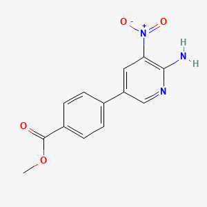 Methyl 4-(6-amino-5-nitropyridin-3-yl)benzoate