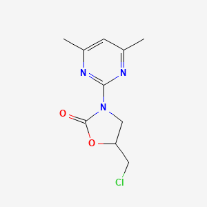 5-(Chloromethyl)-3-(4,6-dimethylpyrimidin-2-yl)-1,3-oxazolidin-2-one