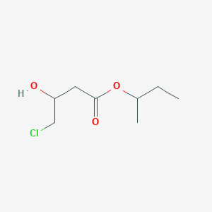 molecular formula C8H15ClO3 B14224188 Butan-2-yl 4-chloro-3-hydroxybutanoate CAS No. 828276-57-9