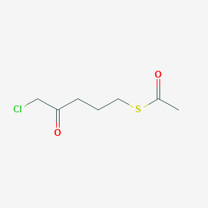 molecular formula C7H11ClO2S B14224230 S-(5-Chloro-4-oxopentyl) ethanethioate CAS No. 614760-03-1